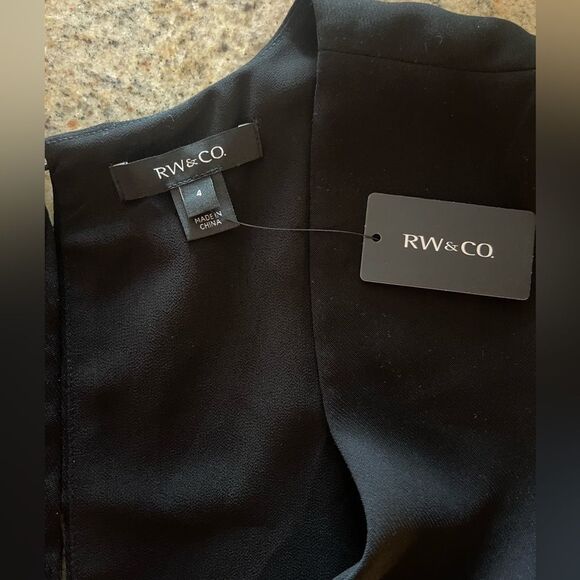 RW&CO flowy black dress NWT - Picture 5 of 11